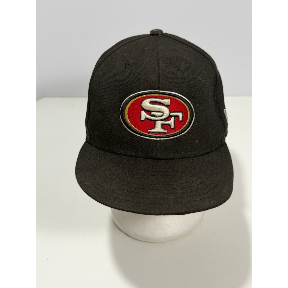 San Francisco 49ers New Era 9FIFTY Snapback Hat Black 75th Anniversary Patch Cap